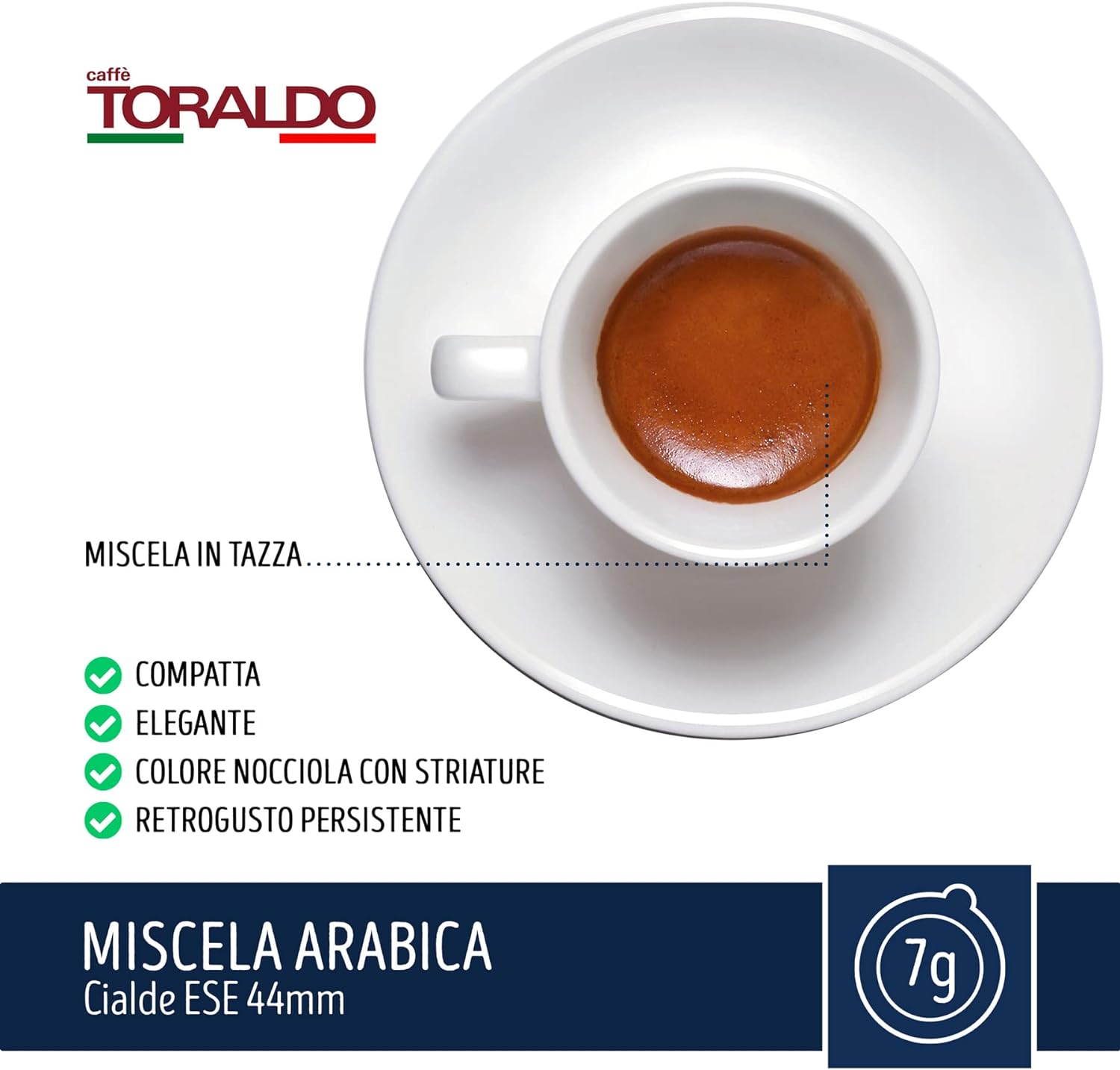TORALDO CIALDA MISCELA ARABICA 150 PZ - immagine 3