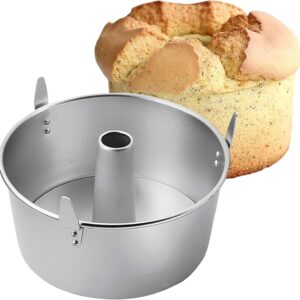 TSJESMIC - Stampo Chiffon Cake, Tortiera Alta 16 cm, Stampo Chiffon Cake 24 cm Largo e Apribile, Per Ciambellone E Dolci Americani, Teglie Torta Da Forno In Alluminio 99,5 Per Alimenti