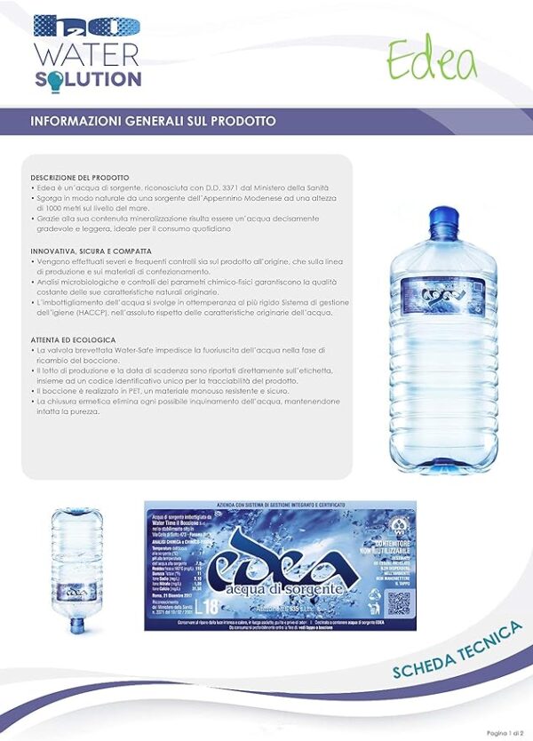 Edea Boccione d'Acqua da 18 Litri - immagine 2