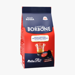 15 Capsule Borbone Compatibili con macchine da caffè Nescafè®* Dolce Gusto®* Miscela RED
