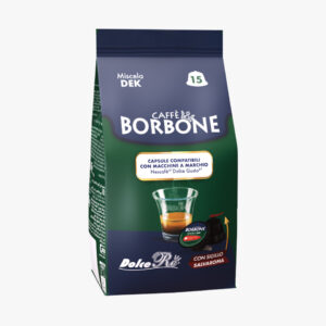 15 Capsule Borbone Compatibili con macchine da caffè Nescafè®* Dolce Gusto®* Miscela VERDE DEK