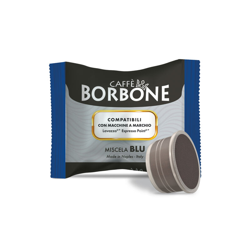 100 Capsule Borbone Compatibili Point Miscela BLU