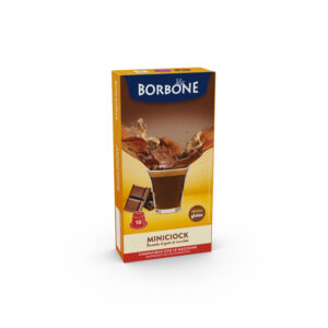 10 Capsule Borbone Per Bevanda Solubile MINICIOCK Al Gusto Di Cioccolata