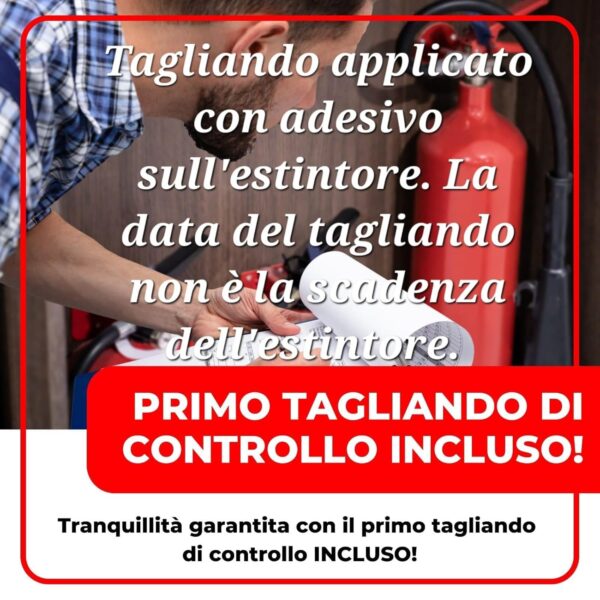 Estintore Polvere 6 KG - ANNO: 2025 - CERTIFICATO E OMOLOGATO A NORMA DI LEGGE + STAFFA E CARTELLO - Soluzione Sicurezza Antincendio Professionale - immagine 6