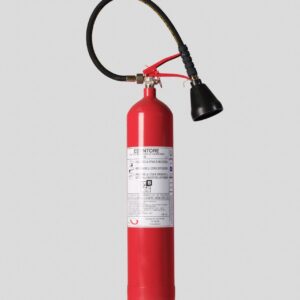 ESTINTORE PORTATILE A CO2 KG 5, OMOLOGATO E CERTIFICATO, FORNITO DI STAFFA + CARTELLO + TAGLIANDO DI CONTROLLO APPLICATO SULL'ESTINTORE